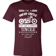 Custom Dad-Father-Papa-Grandpa Biker Tee