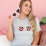 Paw XOXO Animal Lover Valentine Shirt