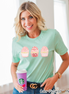 Monogram Cupcake Trio Valentine Shirt