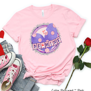Be Mine Purple Polka Dot Heart Valentine Shirt
