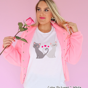 Cats and Hearts Valentine Shirt