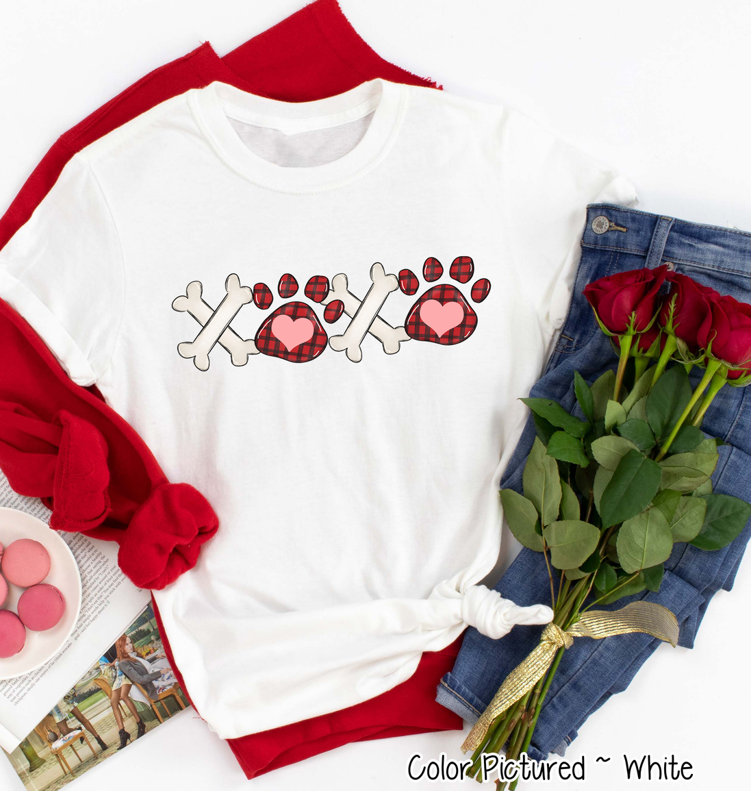 Paw XOXO Animal Lover Valentine Shirt