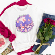 Be Mine Purple Polka Dot Heart Valentine Shirt