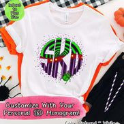 Big Monogram Beetle Halloween Tee