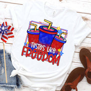 Tastes Like Freedom Patriotic Tee
