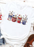 Patrotic Coffee Lovers Latte July 4th Tee