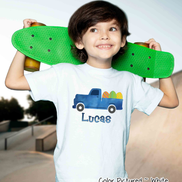 Personalized Easter Truck with Custom Name Easter Day Tee