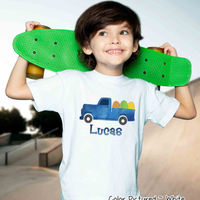 Personalized Easter Truck with Custom Name Easter Day Tee