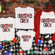 Buffalo Plaid Christmas Crew Family Tee