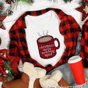 Buffalo Plaid Christmas Movie Watching Squad Tee