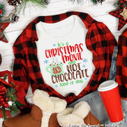 Monogram Christmas Movie & Hot Chocolate Tee