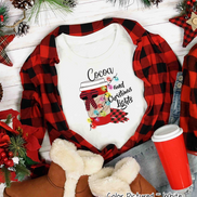 Cocoa and Christmas Lights Tee