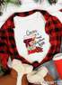 Cocoa and Christmas Lights Tee
