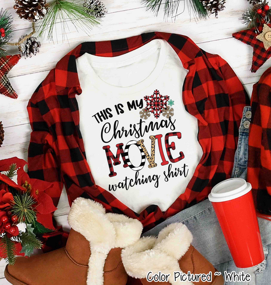 Christmas Movie Watching Tee