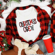 Buffalo Plaid Christmas Crew Family Tee