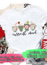 Monogrammed Coffee Latte Current Mood Christmas Tee