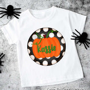 Personalized Halloween Frame with Custom Name Halloween Tee