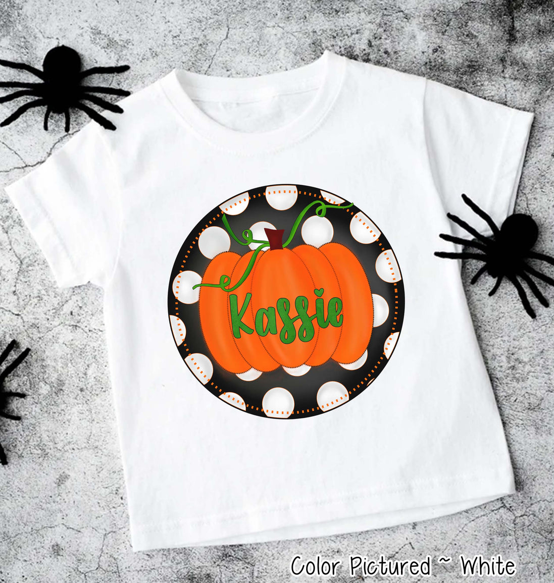 Personalized Halloween Frame with Custom Name Halloween Tee