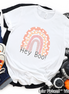 Halloween Rainbow Hey Boo! Shirt