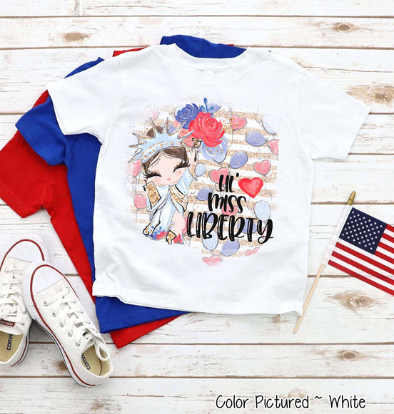 Little Miss Liberty Patriotic Tee