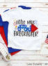 Little Miss Firecracker Patriotic Tee