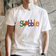 Orange, Blue, Purple Gobble with Turkey Tee