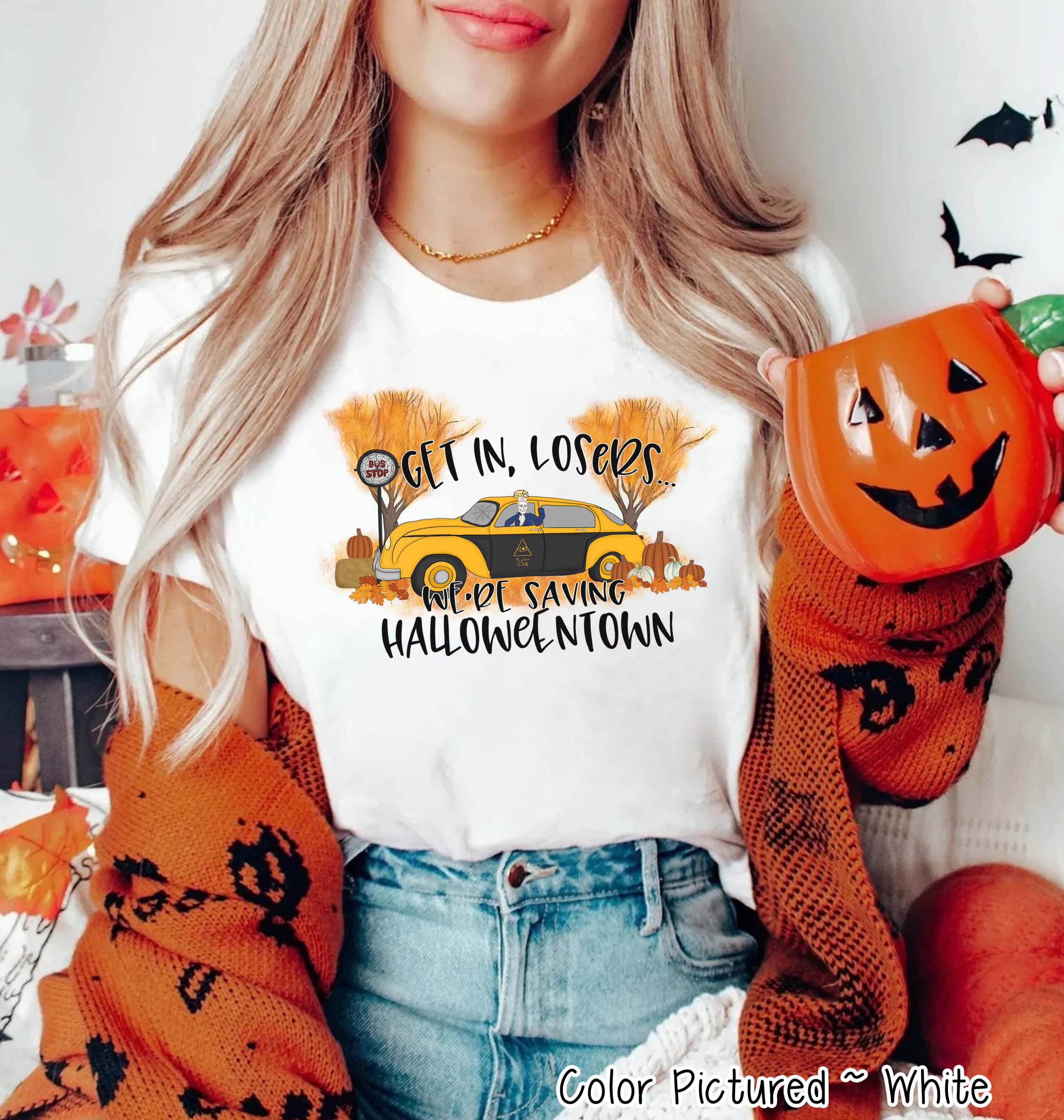 Get In Losers Were Saving Halloweentown Halloween Tee