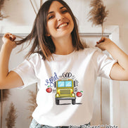 God Will Go Before You Back to School Tee