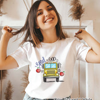 God Will Go Before You Back to School Tee