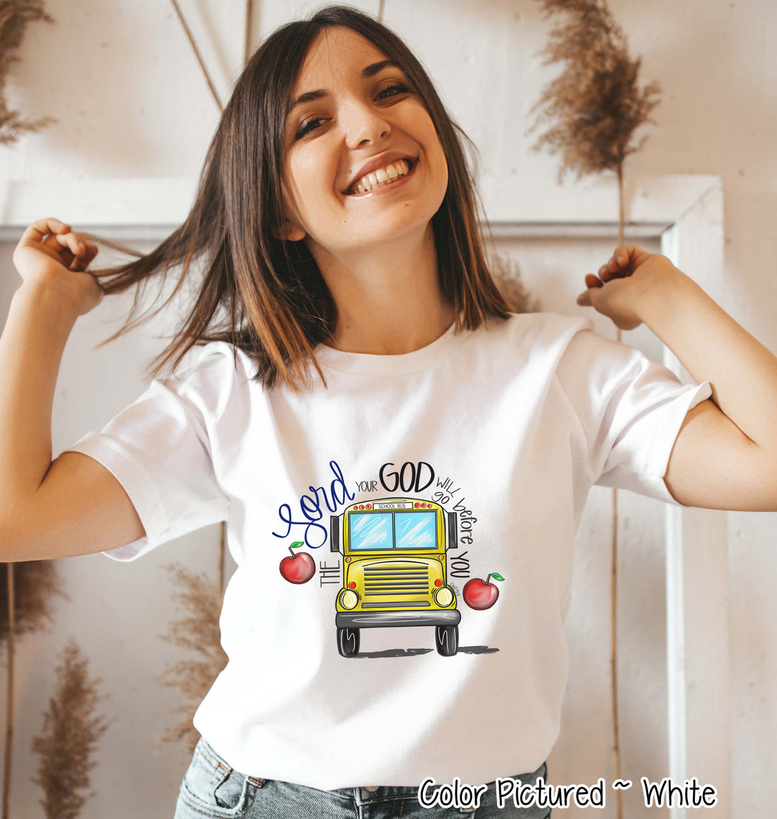 God Will Go Before You Back to School Tee