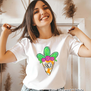 Monogram Easter Carrot Tee
