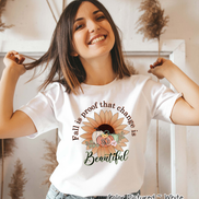 Fall Is Proof That Change is Beautiful Monogram Tee
