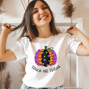 Halloween Fancy Pumpkin Trick or Treat Shirt
