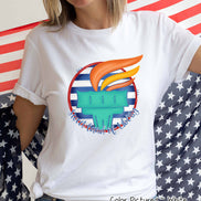 Sweet Land of Liberty Torch Patriotic Tee