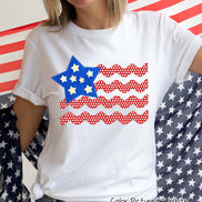 American Ric Rac Flag Tee