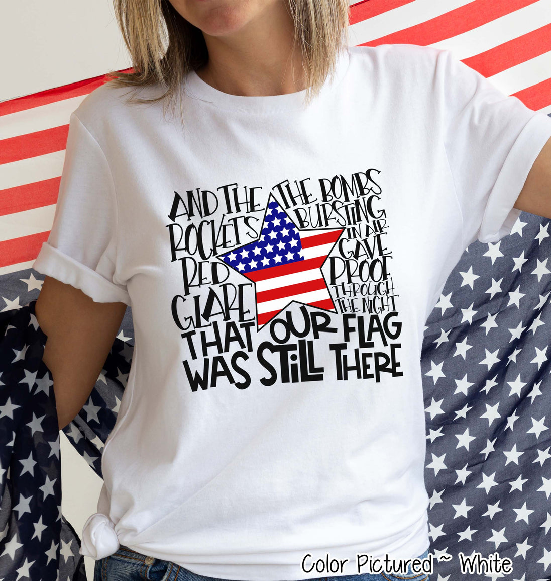 National Anthem Word Art Tee