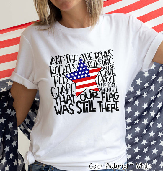 National Anthem Word Art Tee