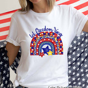 Let Freedom Ring Rainbow Tee