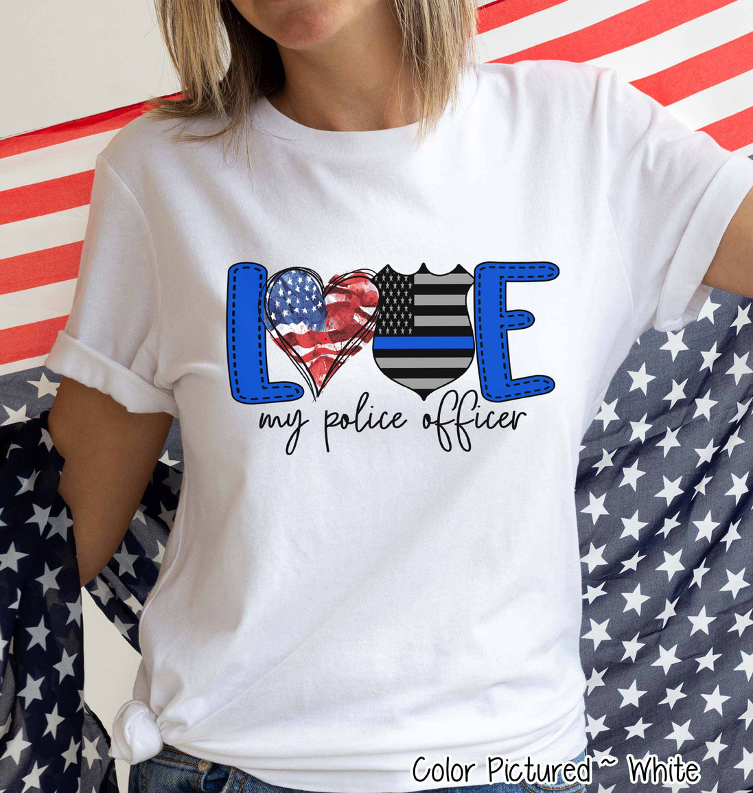 Love My Police Office Tee