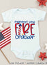 Mommy's Little Firecracker Patriotic Tee