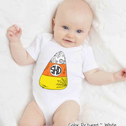 Monogrammed Candy Corn Graphic Tee ~ Youth Toddler Infant