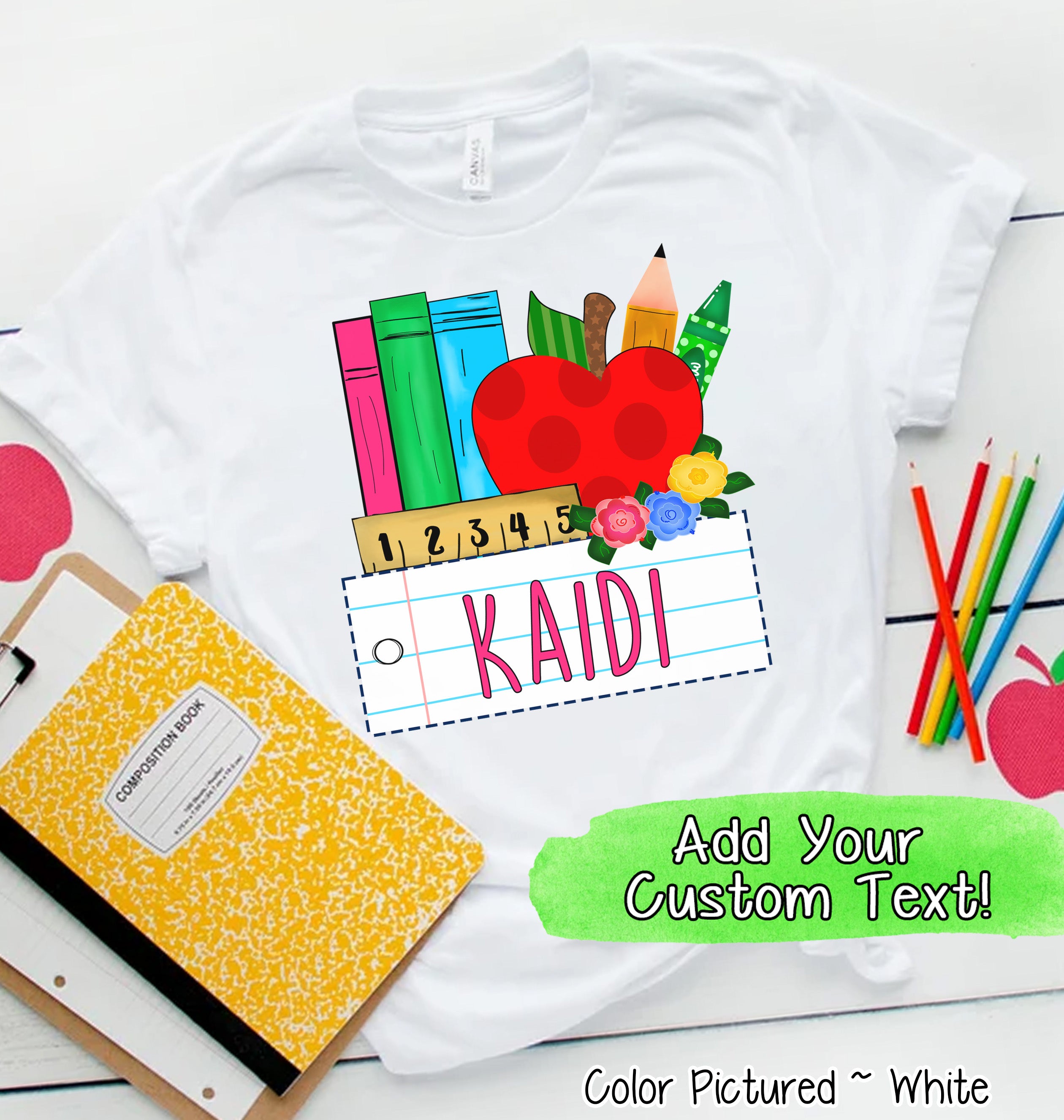 Personalized Back to School Tee