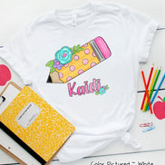 Personalized Pencil Tee