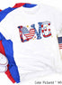 LOVE Patriotic Tee