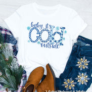Baby Its Cold Outside Holiday Tee