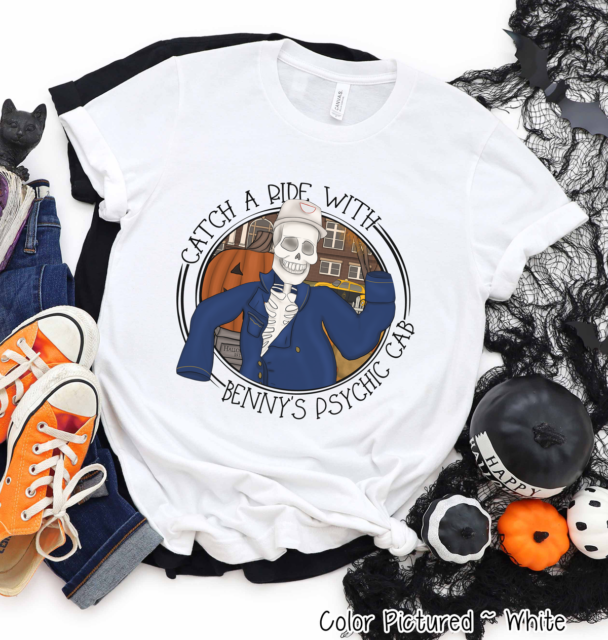 Catch A Ride with Benny Halloween Tee