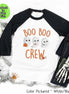 Boo Boo Crew Nurse Halloween Raglan Tee