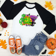 Eat Drink & Be Scary Halloween Raglan Tee