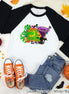 Eat Drink & Be Scary Halloween Raglan Tee