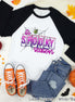 Spooky Season Spider Halloween Raglan Tee
